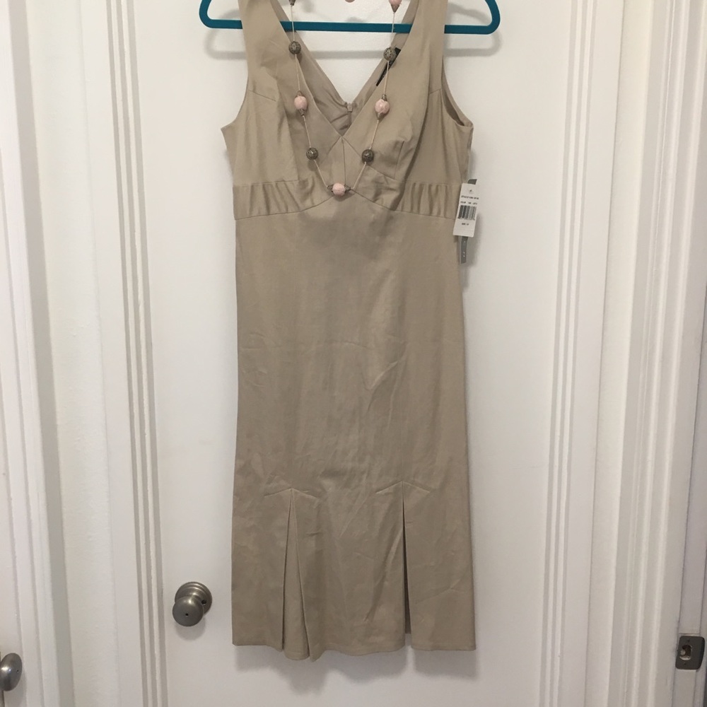 Vintage Timeless Tan Day Dress